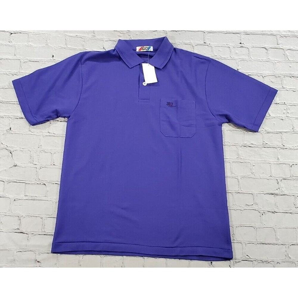 TCM Polo Shirt Purple JAZZ SPIRIT Short Sleeve MENS SIZE LARGE